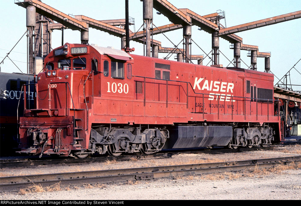 Kaiser Steel U30C KSCX #1030 is in SP's Taylor yard